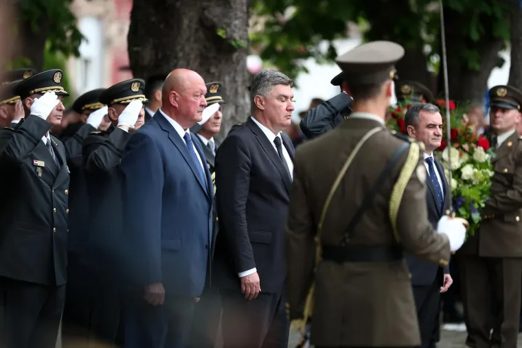 U Okučanima obilježena 29. obljetnica VRO 'Bljesak': Prisustvovali Milanović, Jandroković i Plenković
