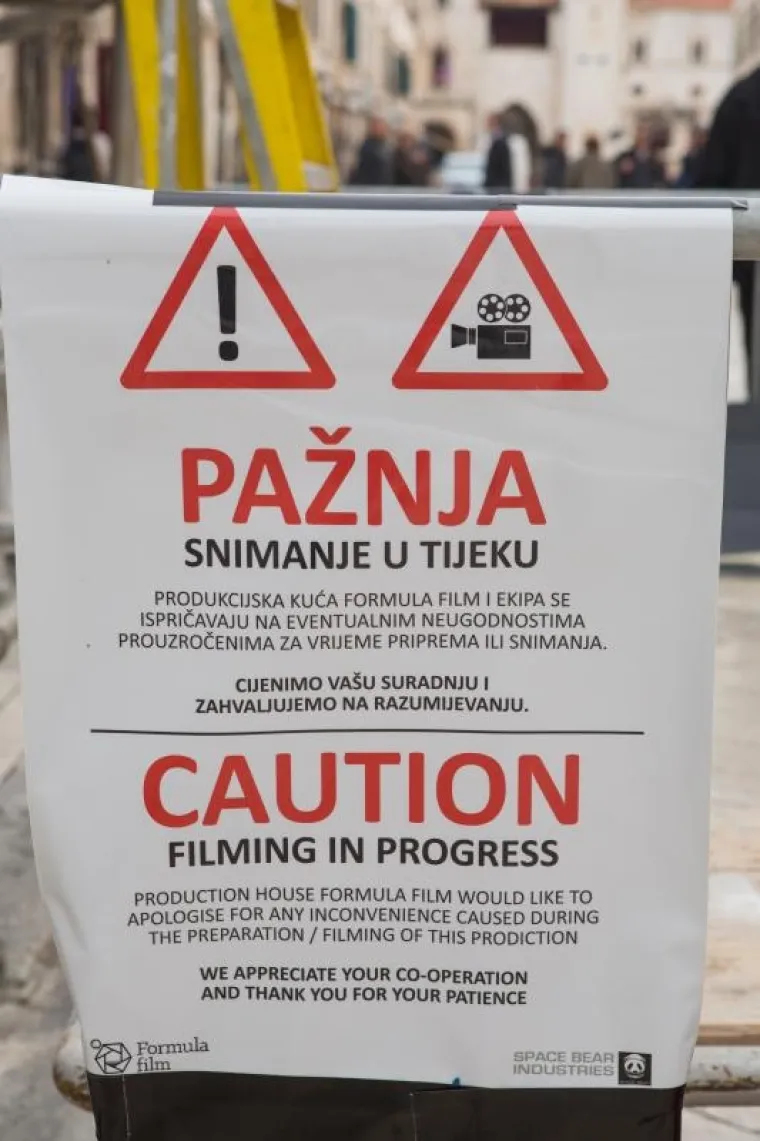 Radovi na postavljanju kulisa u punom su jeku.