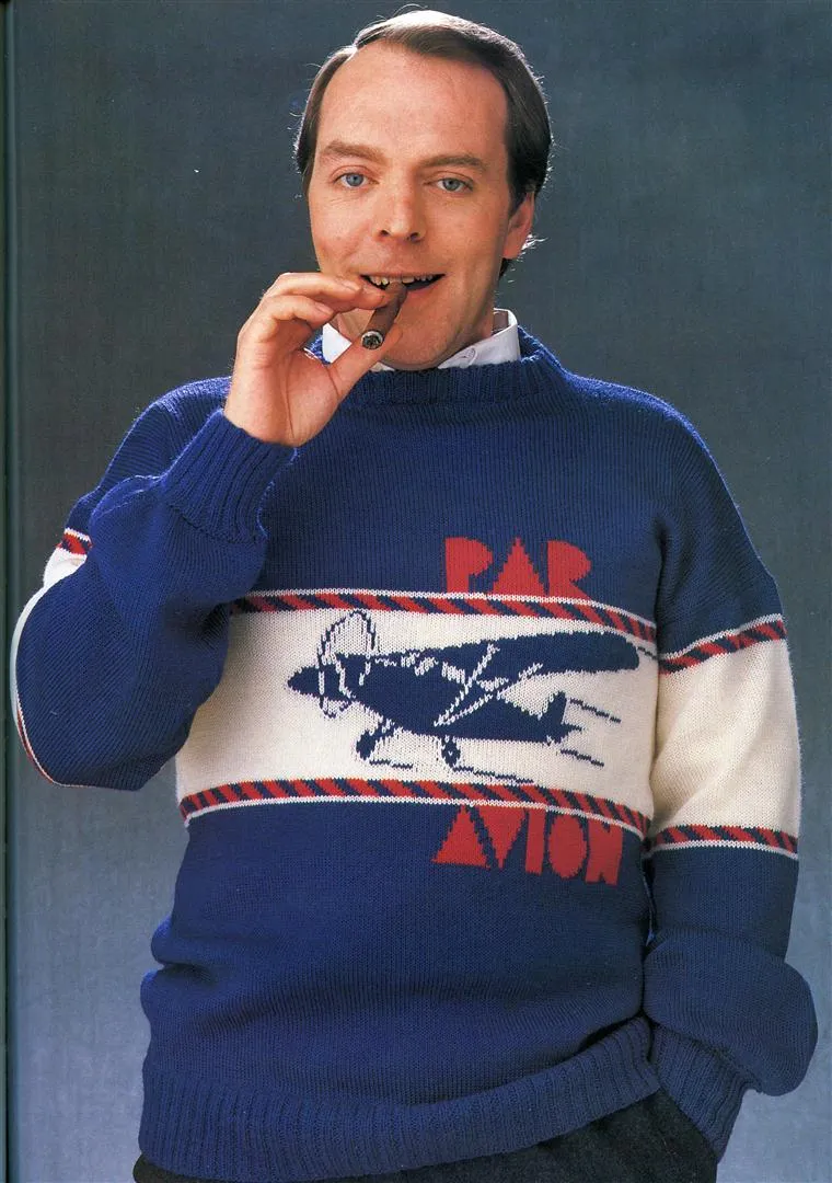 Zabavni Tumblr Wit Knits (Zabavno pletivo), objavljuje slike vesta preuzetih iz stvarnog kataloga za pletenje iz 1986. godine