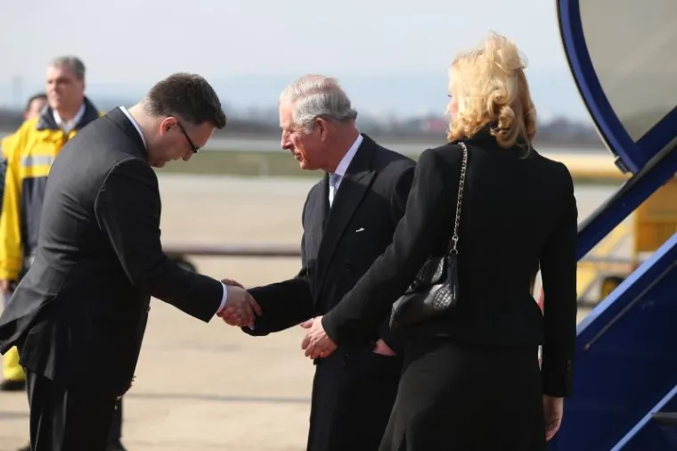Dolazak princa od Walesa i vojvotkinje od Cornwalla u Zagreb.