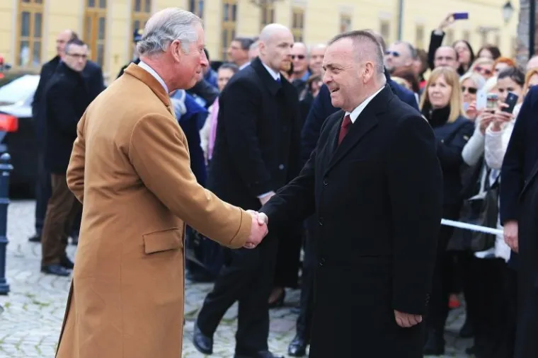 Princa  Charlesa dočekao je i osječki gradonačelnik Ivan Vrkić