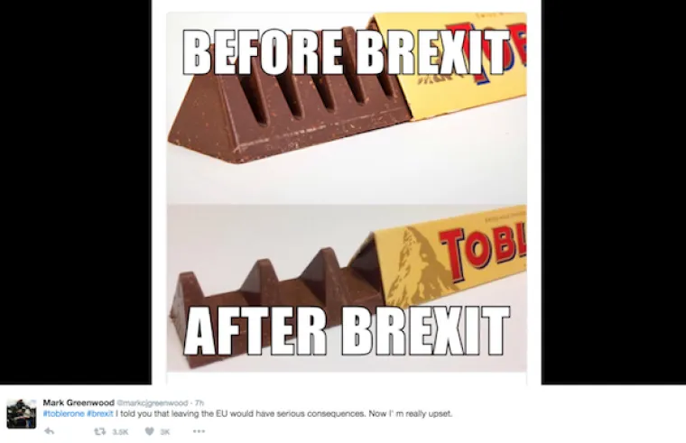 Toblerone prije i nakon Brexita