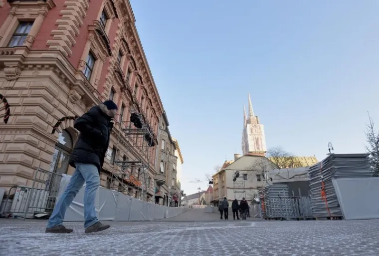 Skijaška staza u središtu grada.