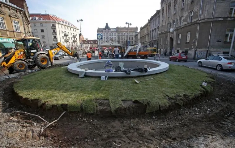 Uređuje se Britanski trg i postavlja nova fontana