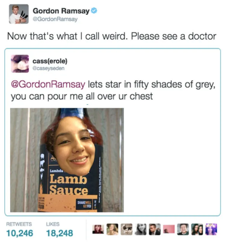 ŠALJU NAJBIZARNIJE SLIKE SLAVNOM KUHARU: Gordon Ramsay opleo po svojim obožavateljima na Twitteru