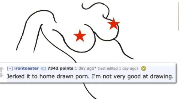 Masturbirao sam na porniće koje sam crtao. Ne znam baš crtati.