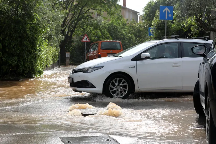 Potop u Istri: Pogledajte što je ostalo iza žestoke tuče