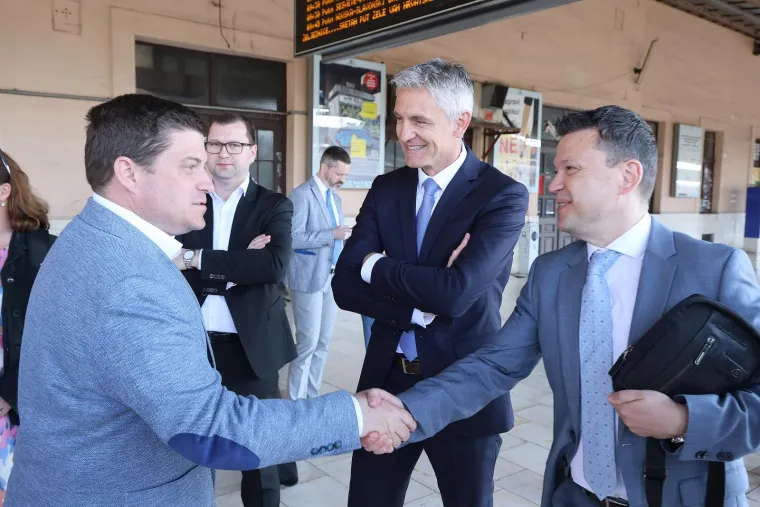 Butković na svečanosti puštanja u promet prvog baterijskog vlaka u Hrvatskoj