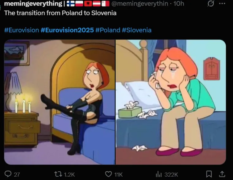 Hrvatska ispala s Eurosonga: Društvene mreže su prepune urnebesnih memeova i reakcija
