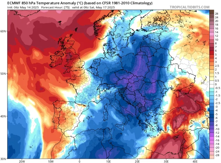 Pogledajte kakva masa dolazi u Hrvatsku, upaljeni alarmi: 'Sudar dvije ciklonalne fronte'