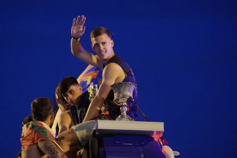 Pogledajte ludo slavlje Barcelone za osvajanje titule: Cijeli grad je iza&scaron;ao na ulice