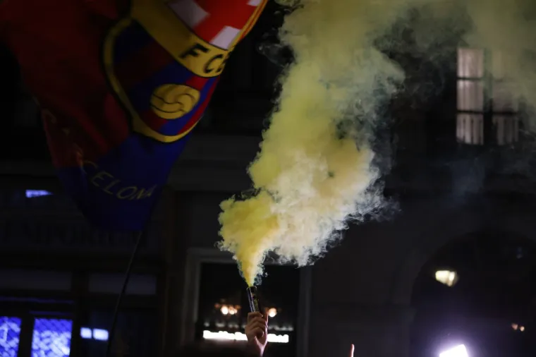 Pogledajte ludo slavlje Barcelone za osvajanje titule: Cijeli grad je iza&scaron;ao na ulice