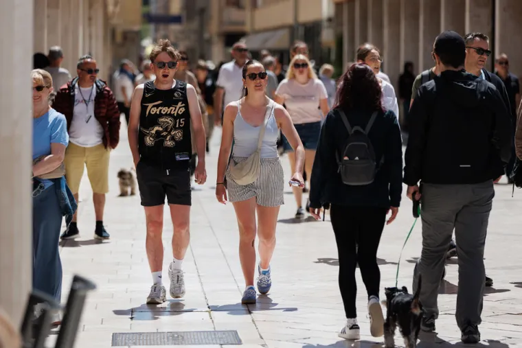 Romantičan prizor u centru Zadra: Svi su gledali u ove golupčiće