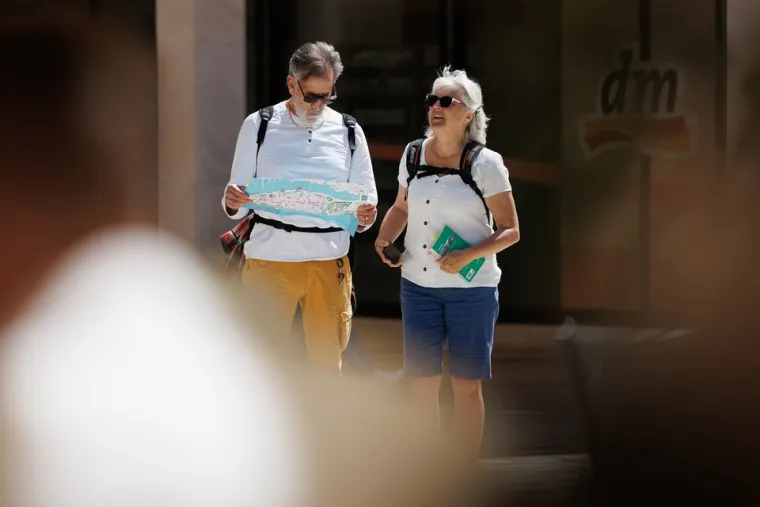 Romantičan prizor u centru Zadra: Svi su gledali u ove golupčiće