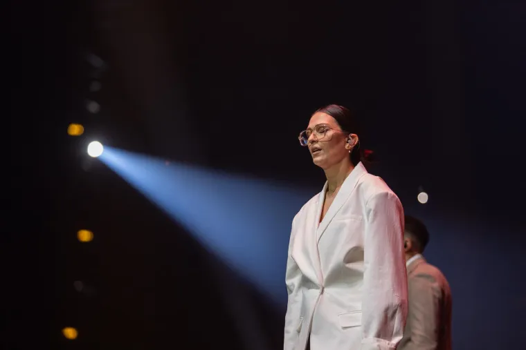 Zagrebačkom Arenom orile se duhovne pjesme: Domaći glazbenici i svećenici stvorili spektakl