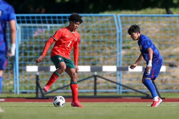 Gol Hrvatskoj zabio je u 13. minuti utakmice. Bio je to krasan potez, nakon kojega je slavio u stilu svog oca