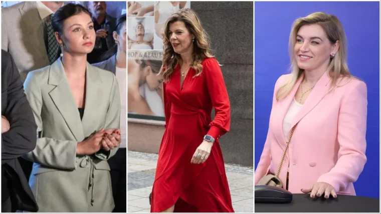 U nastavku pogledajte modne kombinacije dama iz stožera, koje su privukle pažnju.