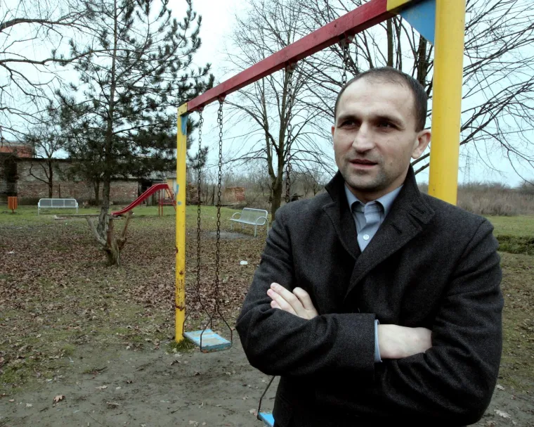 3. veljače 2009., Antunovac - Minska polja u samoj blizini dvorišta i dječjih igrališta. Načelnik općine Ivan Anušić