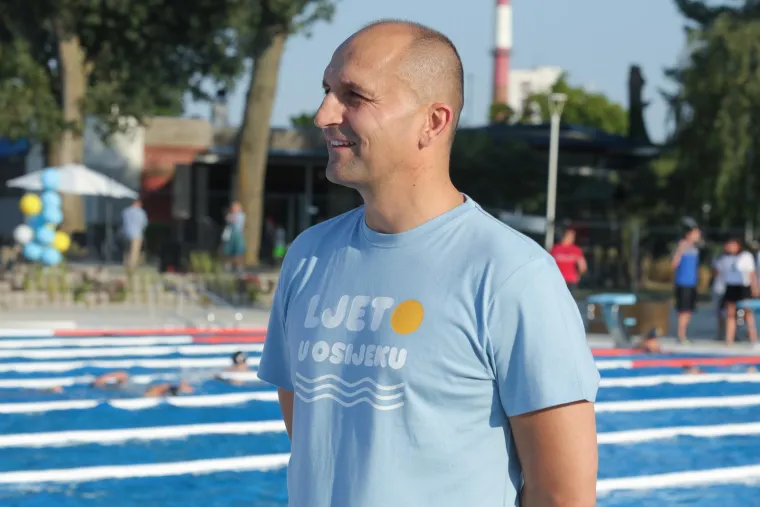 16. srpnja 2022., Osijek - Otvorenje osječkog obnovljenog kupali&scaron;ta Kopika