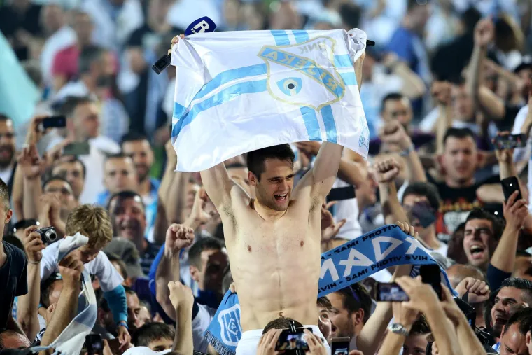 Hoćemo li ovakve scene gledati u nedjelju? Evo kako su igrači Dinama i Hajduka slavili naslov Rijeke