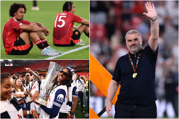 OBEĆANO, ISPUNJENO: Pobjeda znači da je trener Ange Postecoglou, koji je bio na udaru kritika, ispunio obećanje da će u svojoj drugoj sezoni u Spursima isporučiti trofej. 