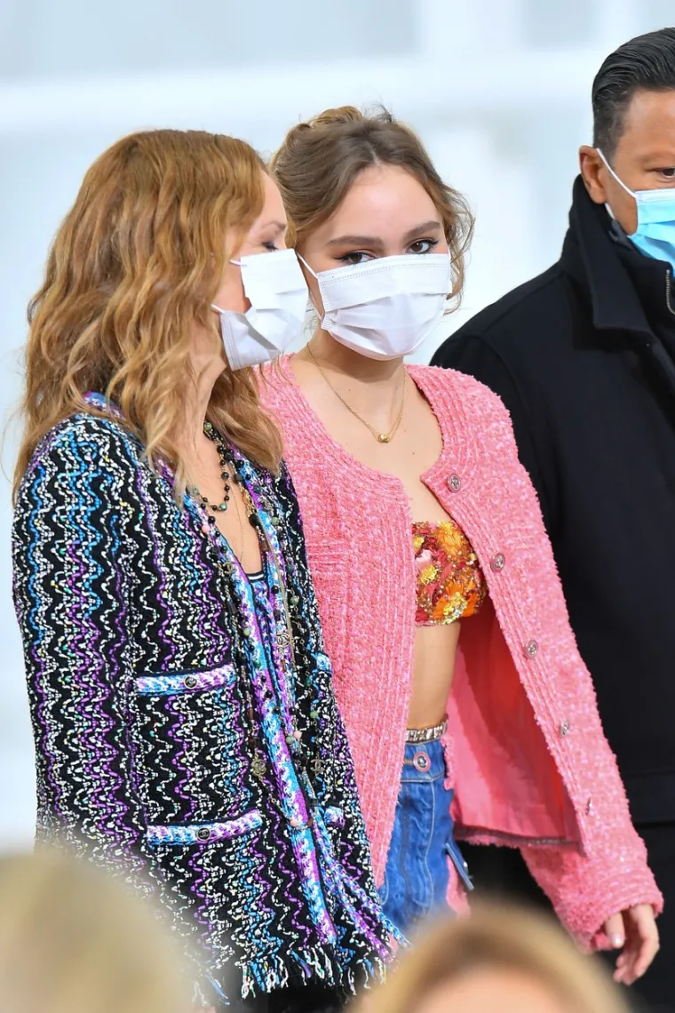 Lily Rose Depp i Vanessa Paradis
