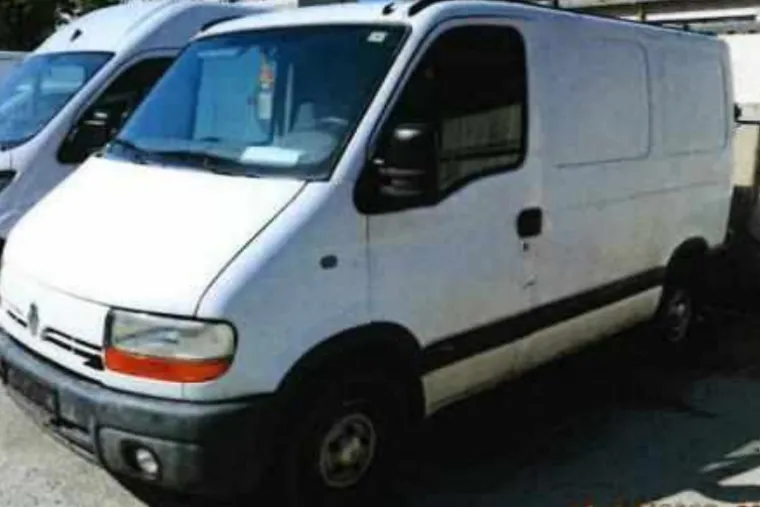 Renault Master P2 L1H1 2.5 D, godina proizvodnje 1998., početna cijena iznosi 234,00 eura