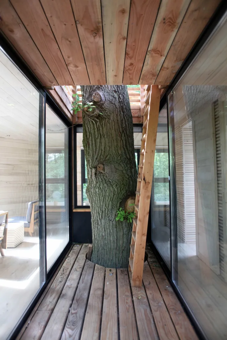 TREE HOUSE HOTEL - Origin Tree House je smješten oko stoljetnog hrasta u parku dvorca Château de Raray, nedaleko od Pariza.