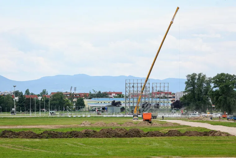 Pripreme za Thompsonov koncert u punom jeku: Ovako trenutno izgleda Hipodrom