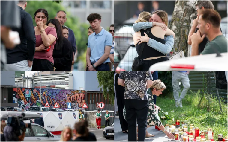 Pretužni prizori: Stotine ljudi ostavljaju cvijeće i pale svijeće... Neki i daruju krv