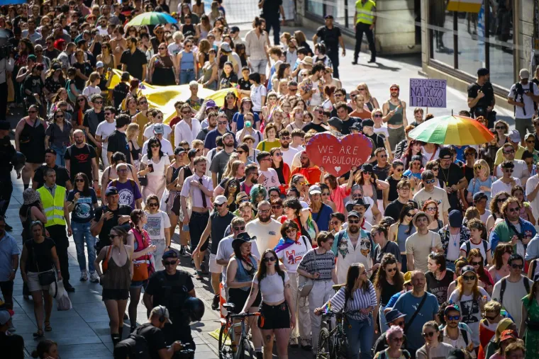 Najglasnija Povorka ponosa dosad! Zagreb nikad nije bio &scaron;areniji: 'Bez podjele na rozo i plavo'