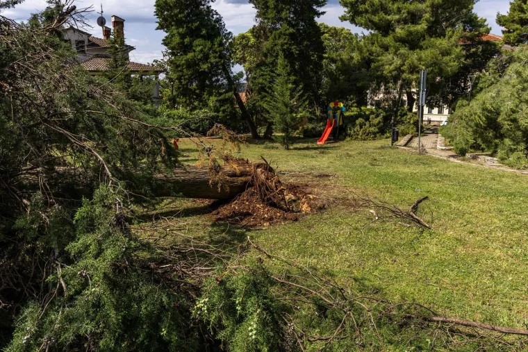 Zastra&scaron;ujuće posljedice razornog nevremena koje je poharalo Istru: Kao da je pro&scaron;ao tornado...