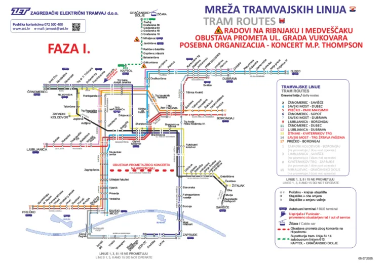 Objavljene sve faze zatvaranja Zagreba, pogledajte što nas čeka zbog Thompsona