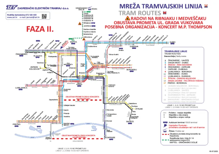 Objavljene sve faze zatvaranja Zagreba, pogledajte što nas čeka zbog Thompsona