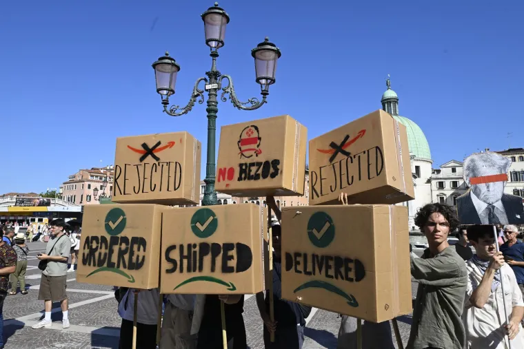 Venecija i dalje vrije zbog Bezosa, bijes izbacuju zbog jedne stvari: 'Poljupci da, ovo ne!'