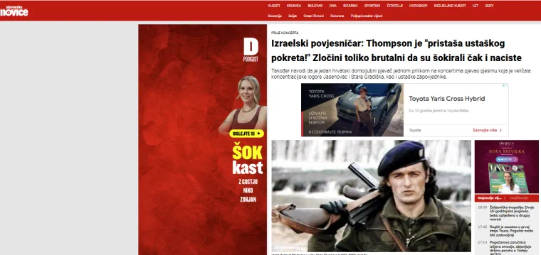 Svjetski mediji se raspisali o Thompsonu, srpski 'na aparatima': 'Skandalozno, ustaše vršljaju usred Zagreba'