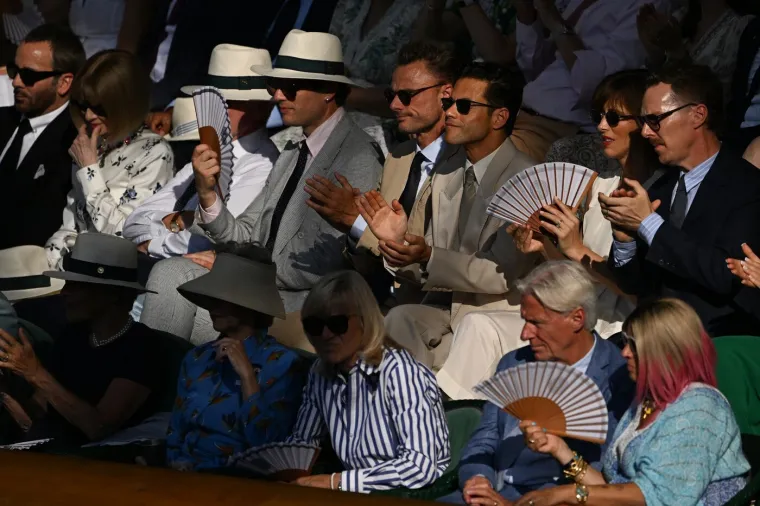 Ljudi padaju u nesvjest na Wimbledonu, a kamera je u publici uhvatila slavnog glumca