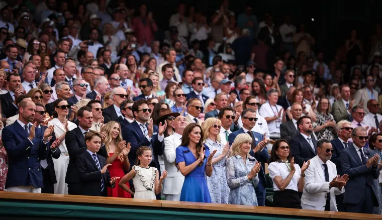 Nema koga nema: Najveće svjetske face na finalu Wimbledona! Pogledajte ovo