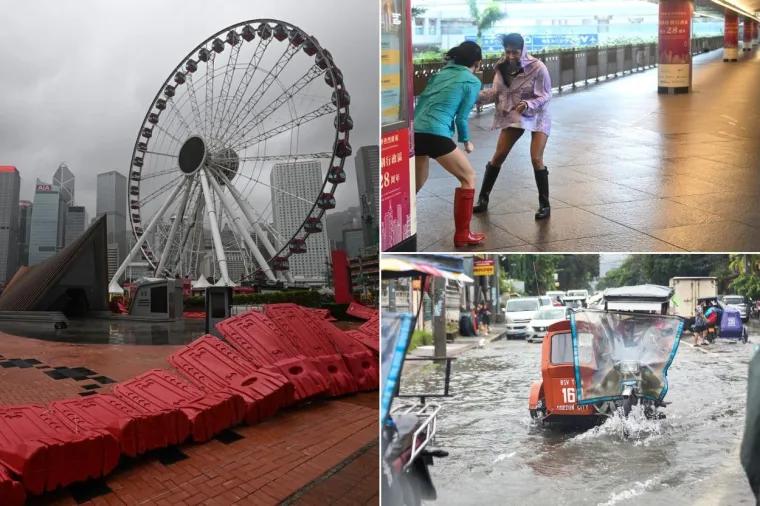 Pogodio ih tajfun Wipha, vjetar puhao 167 kilometara na sat! Pogledajte prizore