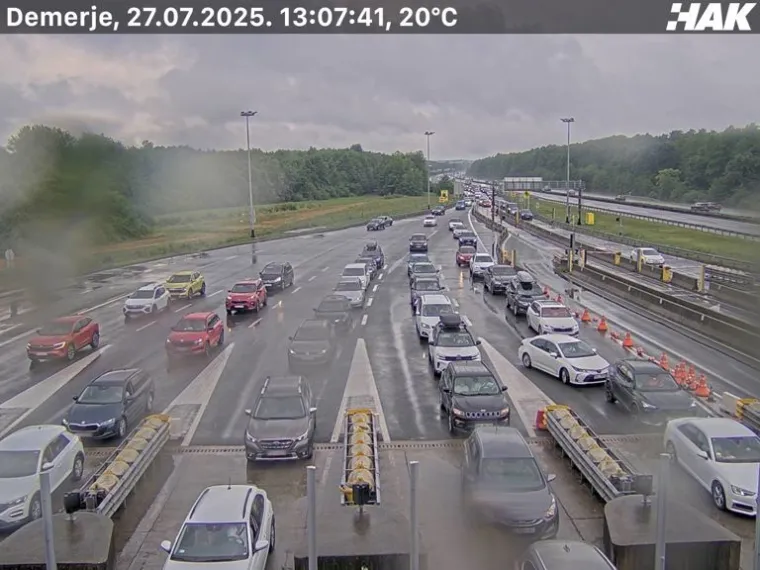 Pogledajte kolone na Lučkom i Demerju: Ceste mokre i skliske, a stvaraju se gužve