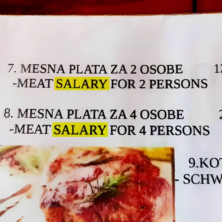 Ni&scaron;ta ne može nadma&scaron;iti svađe ovda&scaron;njih ugostitelja s engleskim jezikom, uvijek pustimo suzu od smijeha