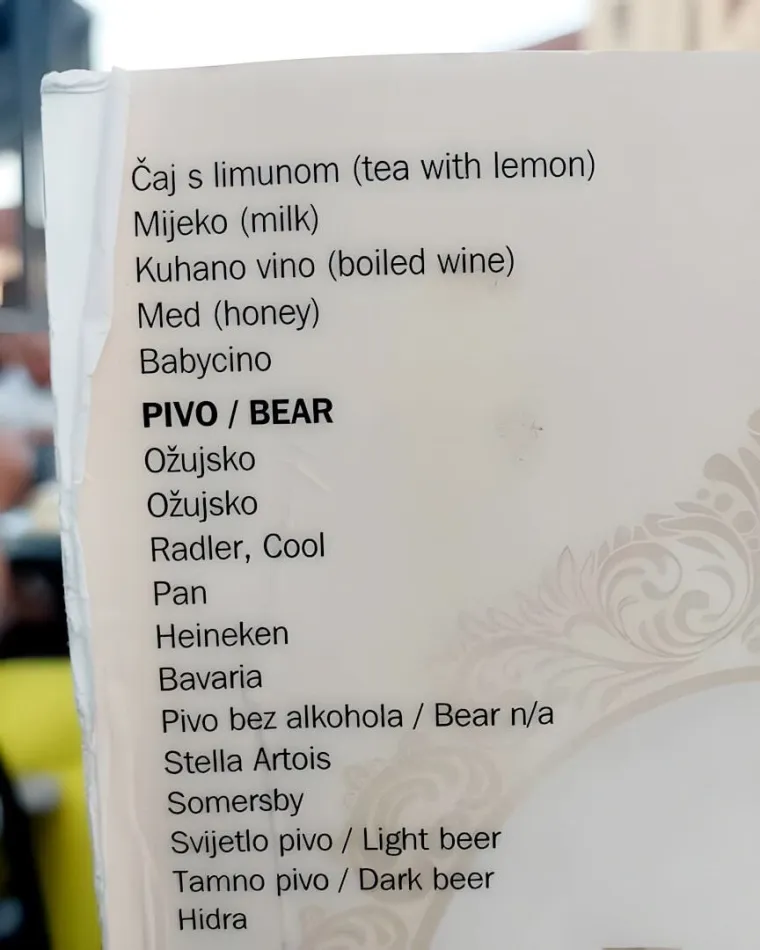 Ni&scaron;ta ne može nadma&scaron;iti svađe ovda&scaron;njih ugostitelja s engleskim jezikom, uvijek pustimo suzu od smijeha