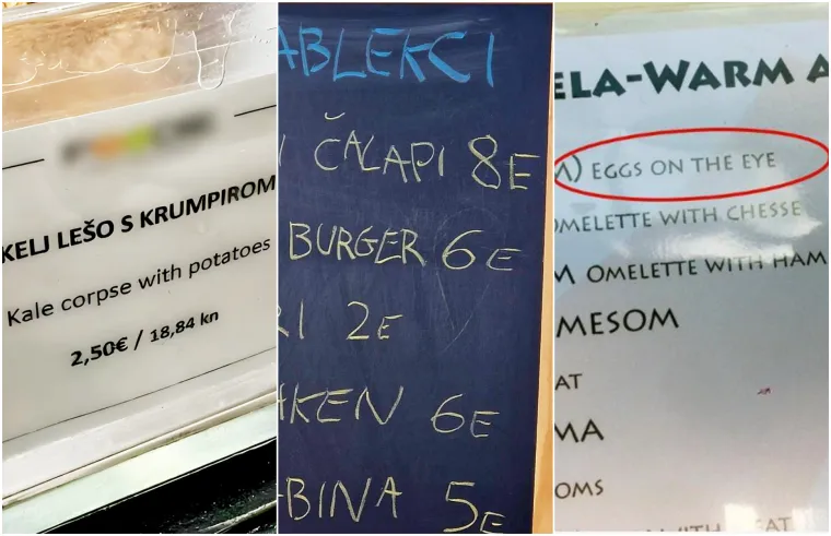Ništa ne može nadmašiti svađe ovdašnjih ugostitelja s engleskim jezikom, uvijek pustimo suzu od smijeha