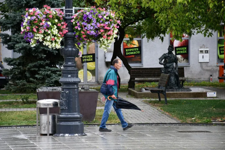 Slavonci nisu od &scaron;ećera: Ki&scaron;a ih nije zaustavila od ljetne &scaron;etnje, a dama u crvenom privukla pažnju