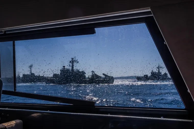 I mimoplov je odradio svoje! Moćni brodovi hrvatske ratne mornarice ostavili sve bez daha: Pogledajte 'ples' na moru