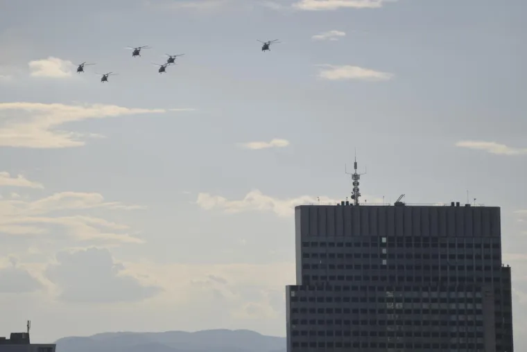 Rafalei zagrmili na nebu iznad Zagreba: Ovako ne&scaron;to ne viđa se često