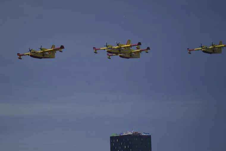 Rafalei zagrmili na nebu iznad Zagreba: Ovako ne&scaron;to ne viđa se često