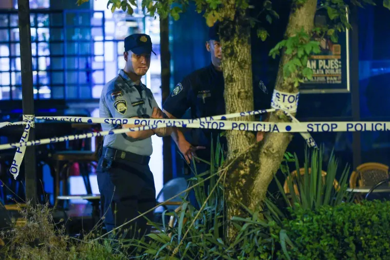 Tragovi krvi i policijske trake: Pogledajte &scaron;to je ostalo nakon velike tučnjave na Jarunu