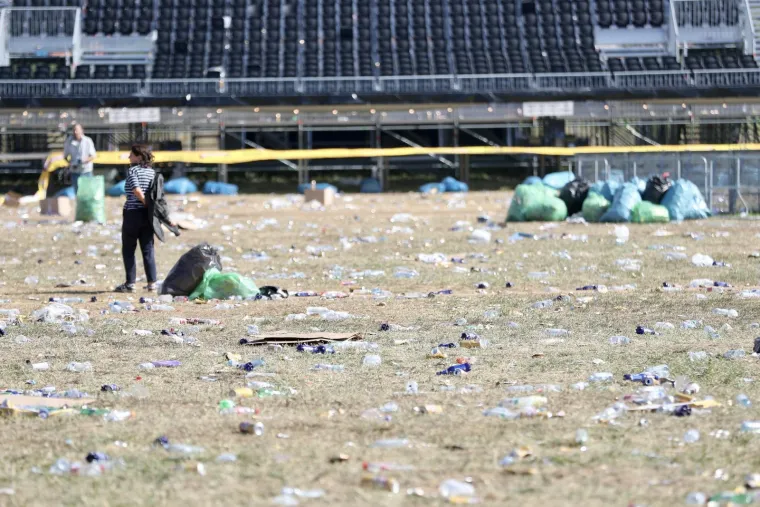Jutro nakon koncerta Thompsona: Hrpetina smeća i jo&scaron; poneki obožavatelj