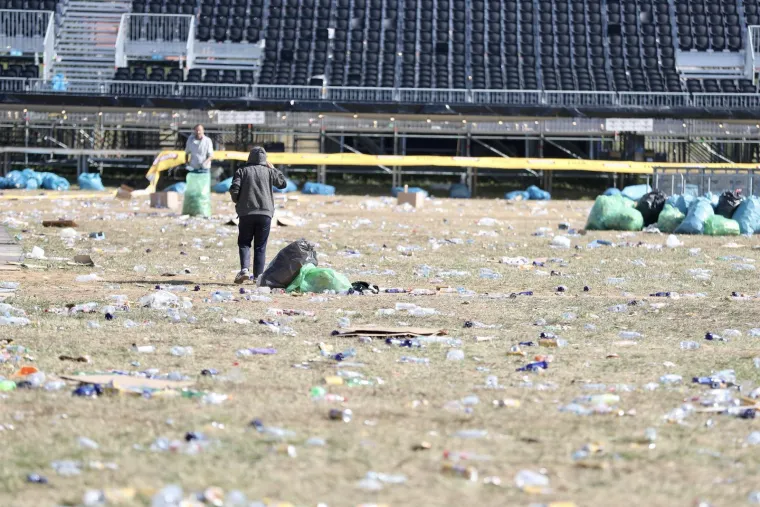 Jutro nakon koncerta Thompsona: Hrpetina smeća i jo&scaron; poneki obožavatelj